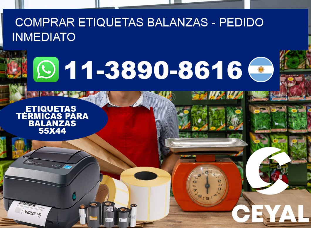 COMPRAR ETIQUETAS BALANZAS – Pedido inmediato