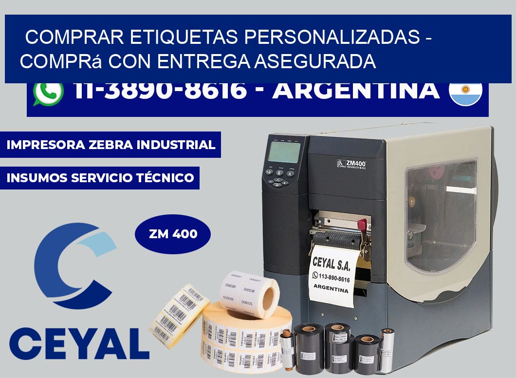 COMPRAR ETIQUETAS PERSONALIZADAS - Comprá con entrega asegurada