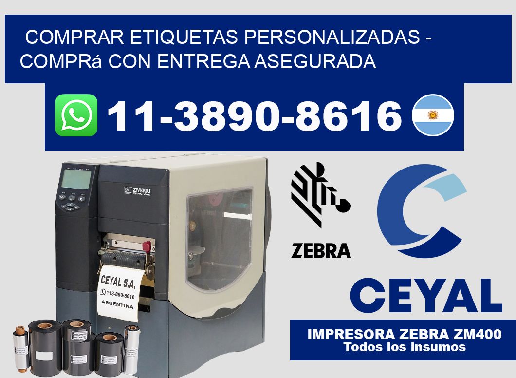 COMPRAR ETIQUETAS PERSONALIZADAS - Comprá con entrega asegurada