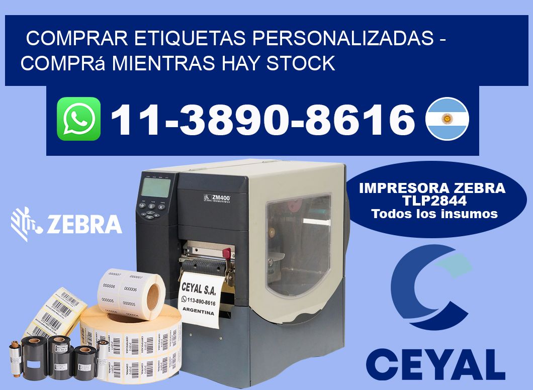 COMPRAR ETIQUETAS PERSONALIZADAS - Comprá mientras hay stock