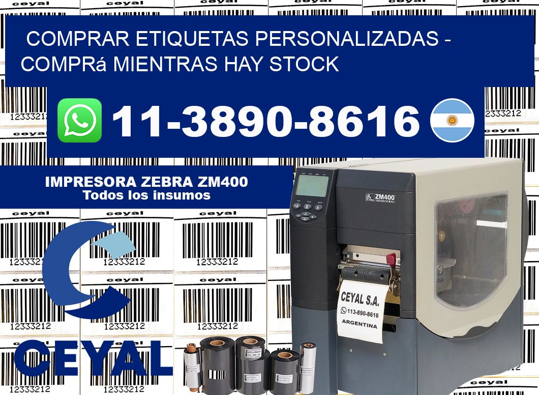 COMPRAR ETIQUETAS PERSONALIZADAS – Comprá mientras hay stock