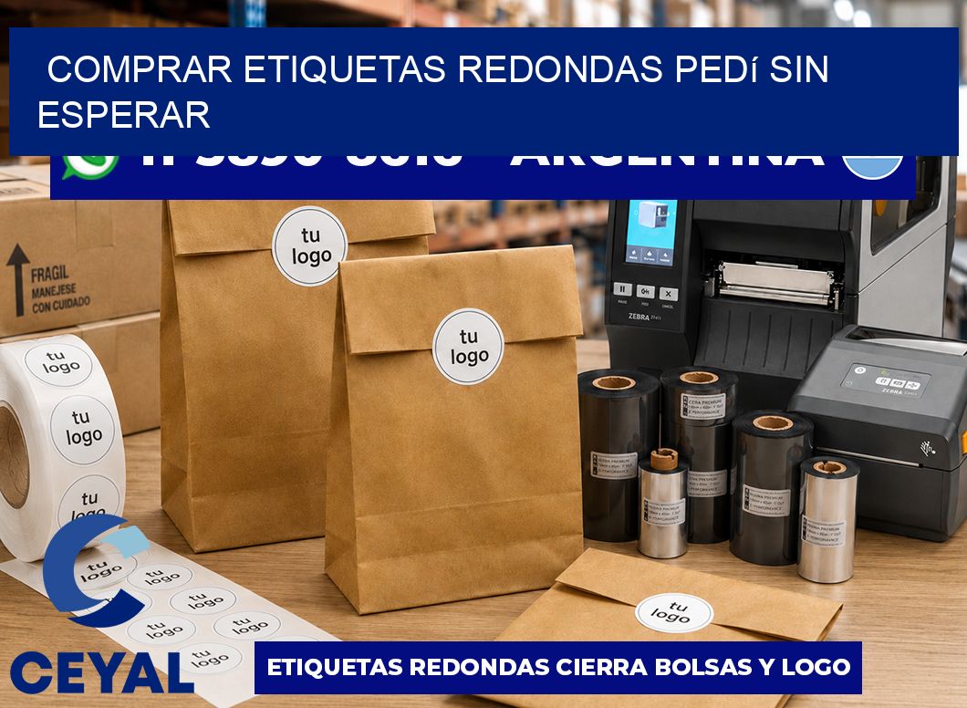 COMPRAR ETIQUETAS REDONDAS Pedí sin esperar