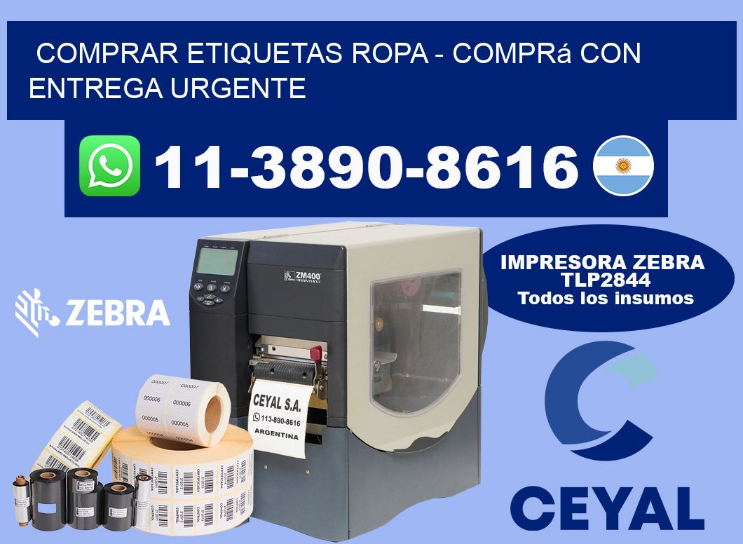 COMPRAR ETIQUETAS ROPA - Comprá con entrega urgente