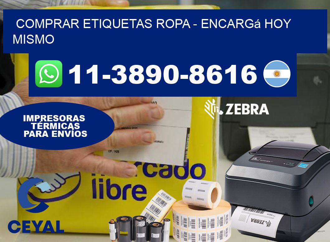 COMPRAR ETIQUETAS ROPA - Encargá hoy mismo