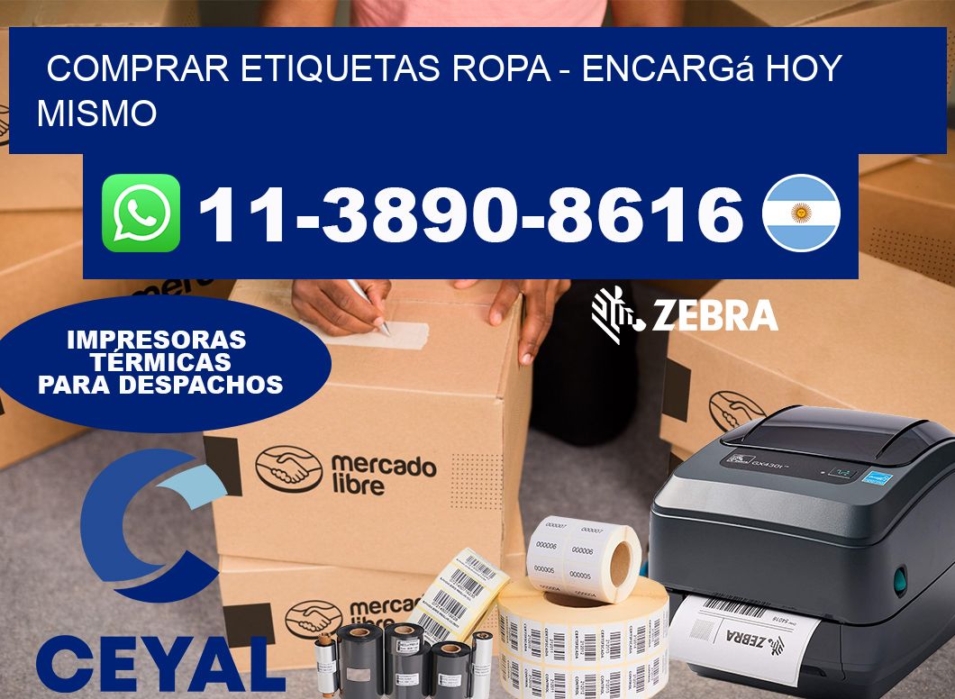 COMPRAR ETIQUETAS ROPA - Encargá hoy mismo