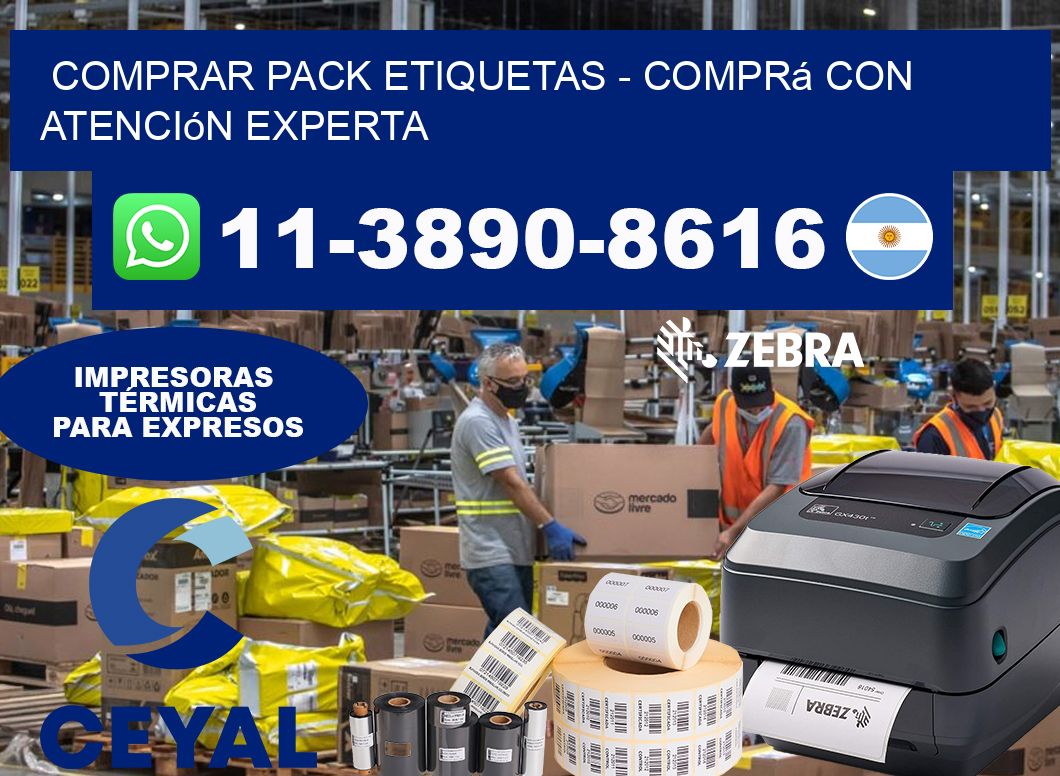 COMPRAR PACK ETIQUETAS – Comprá con atención experta