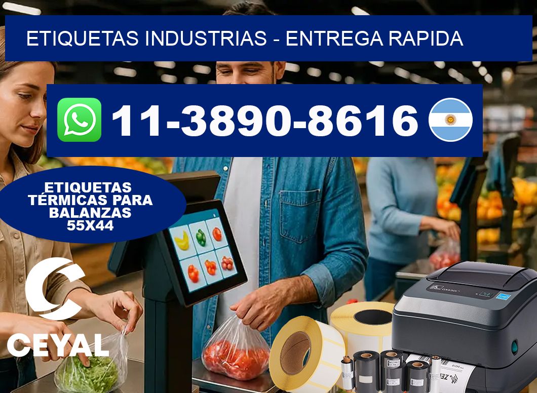 ETIQUETAS INDUSTRIAS – entrega rapida