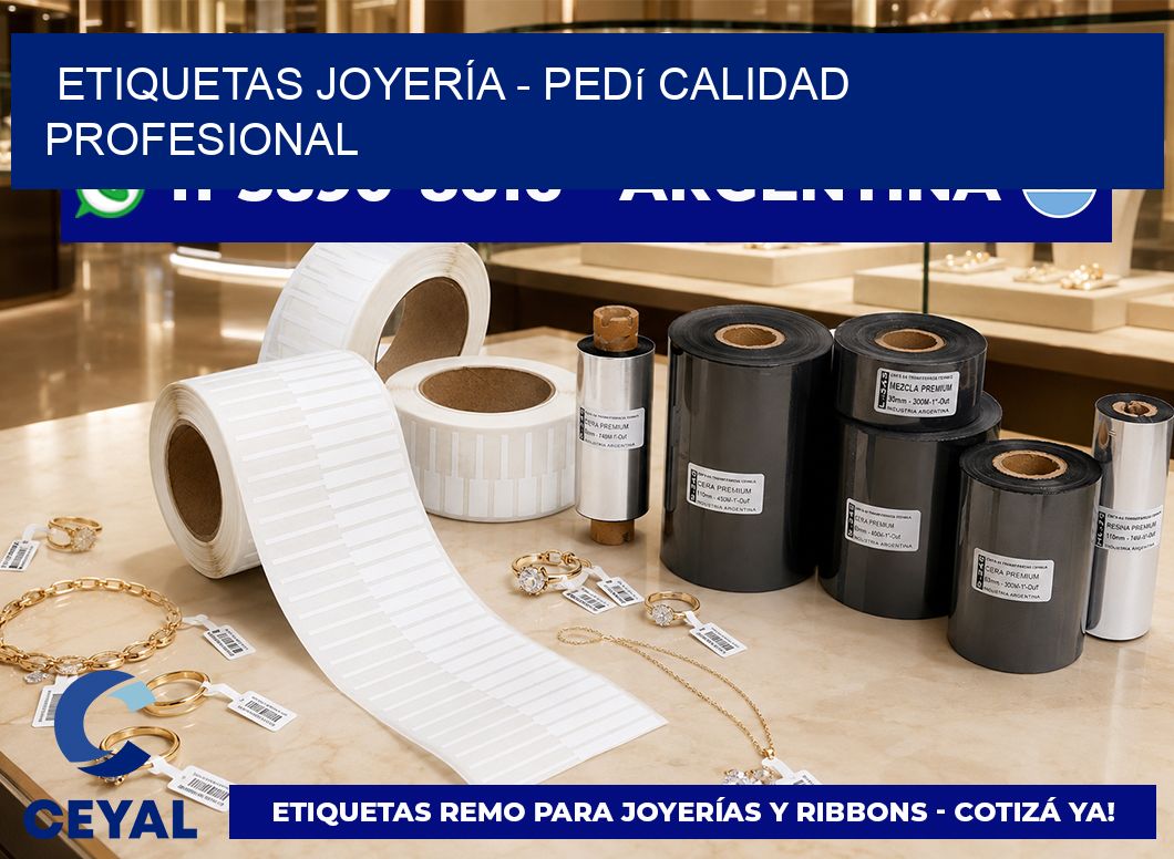 ETIQUETAS JOYERÍA – Pedí calidad profesional