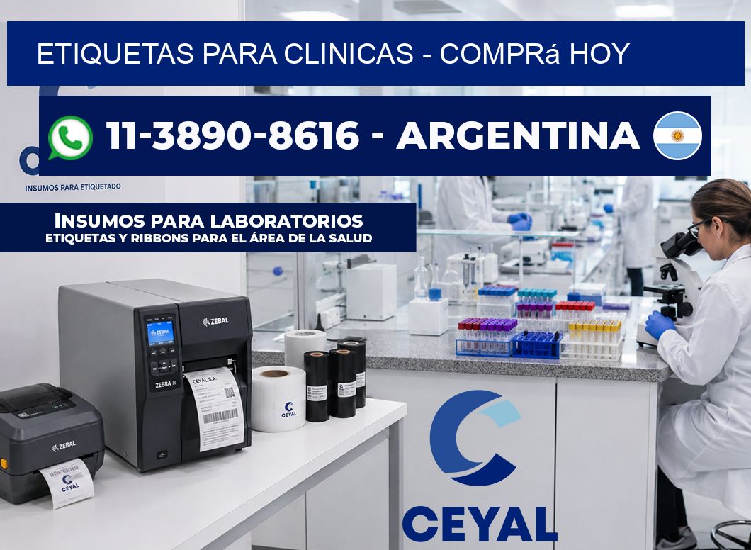 ETIQUETAS PARA CLINICAS - Comprá hoy