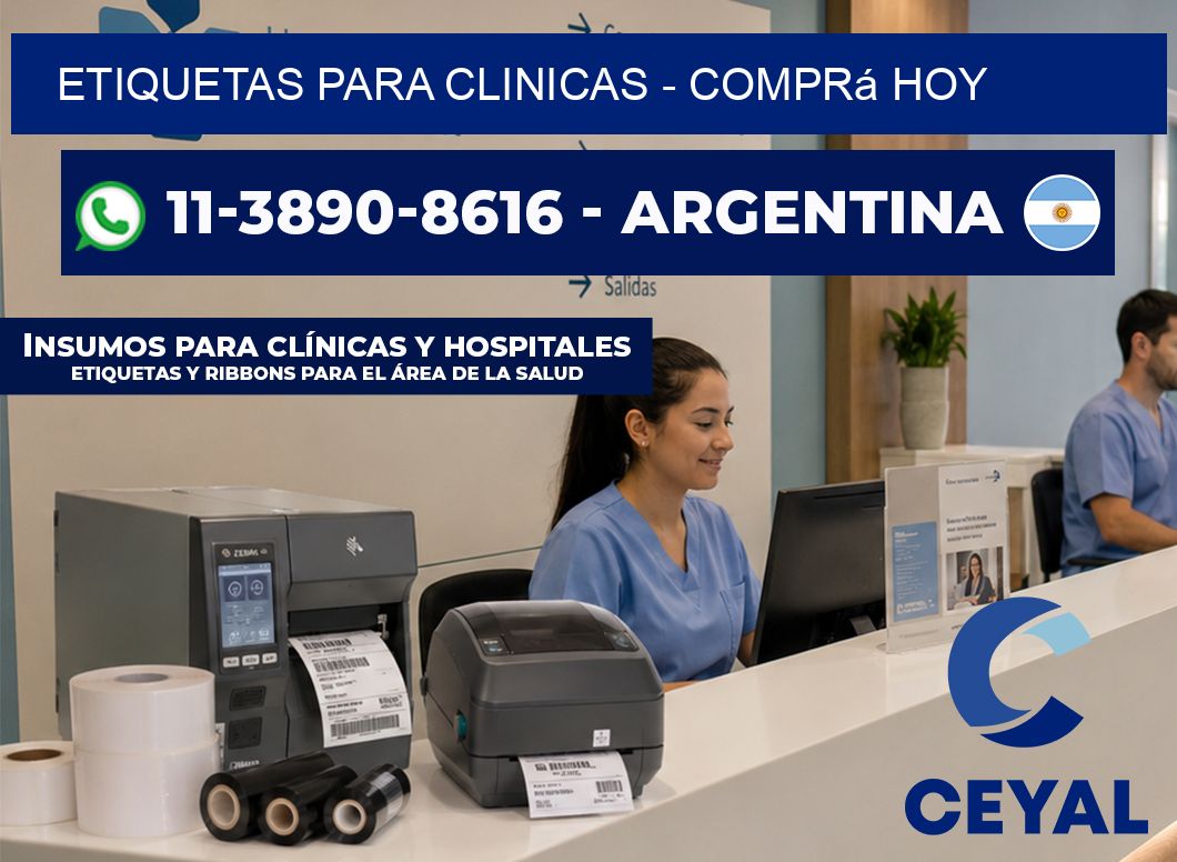 ETIQUETAS PARA CLINICAS - Comprá hoy