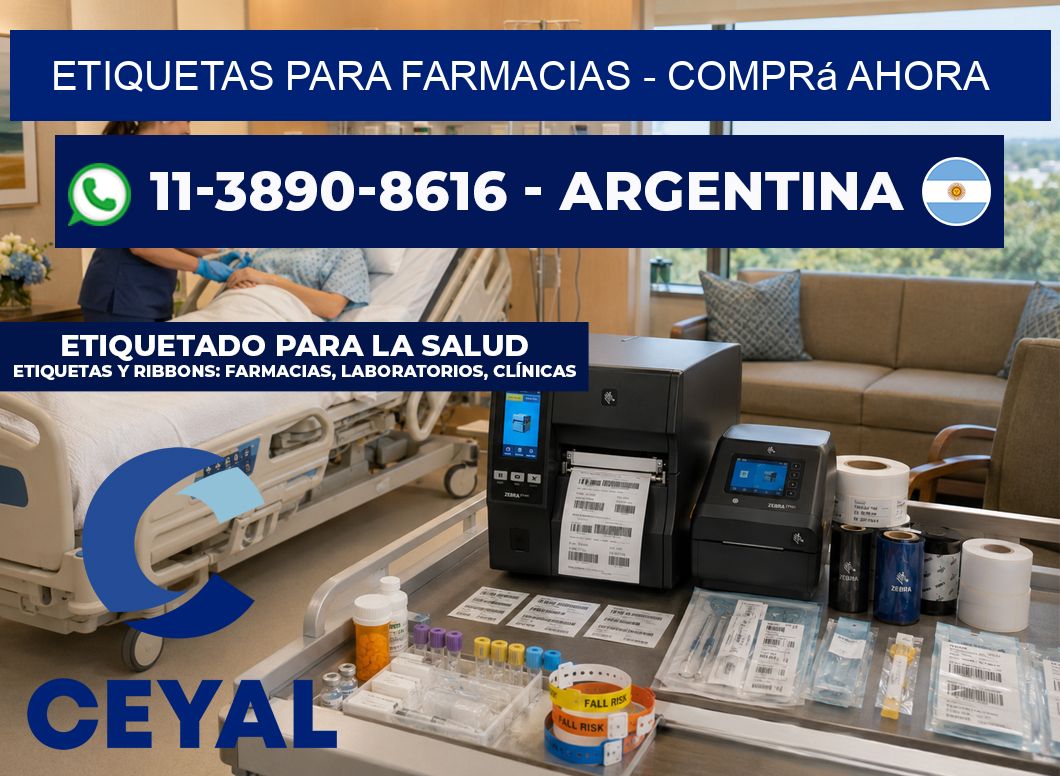 ETIQUETAS PARA FARMACIAS - Comprá ahora