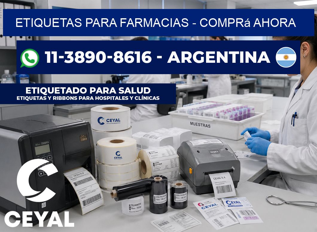 ETIQUETAS PARA FARMACIAS – Comprá ahora
