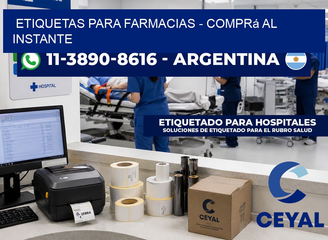ETIQUETAS PARA FARMACIAS – Comprá al instante
