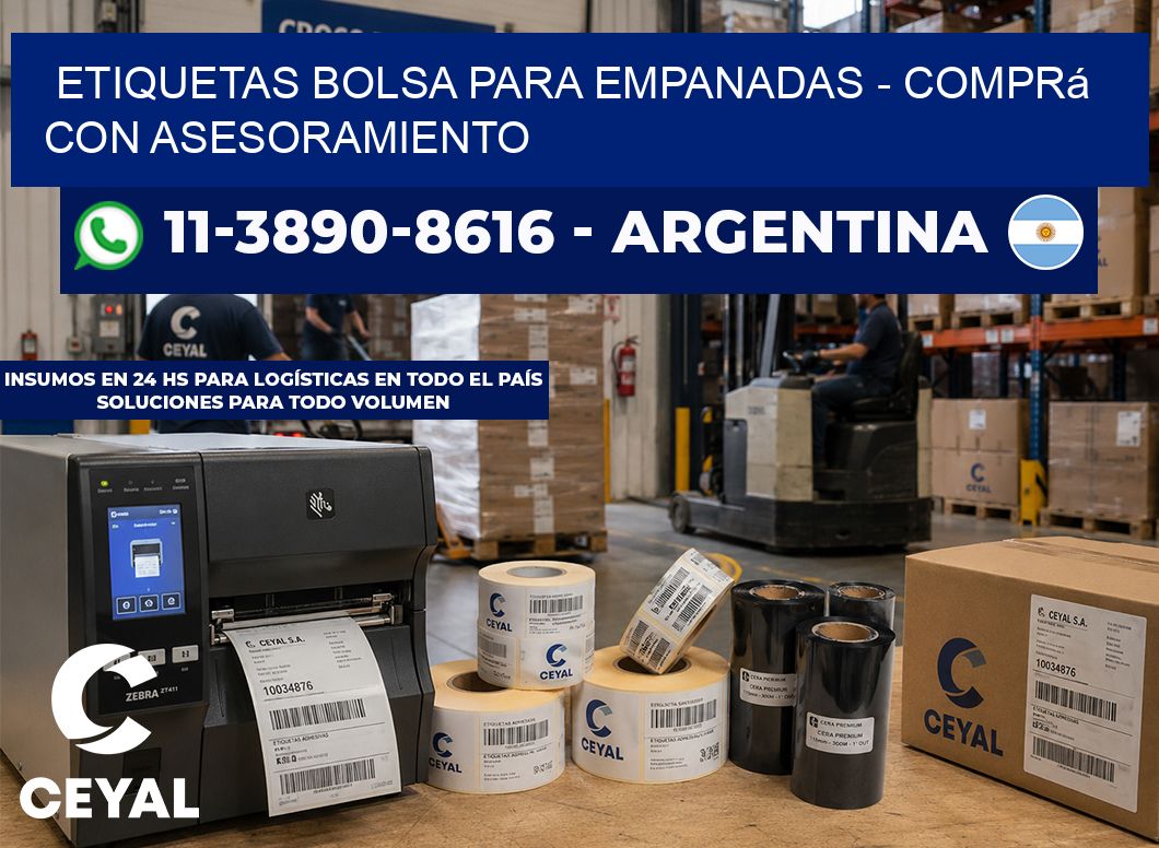Etiquetas Bolsa para empanadas - Comprá con asesoramiento