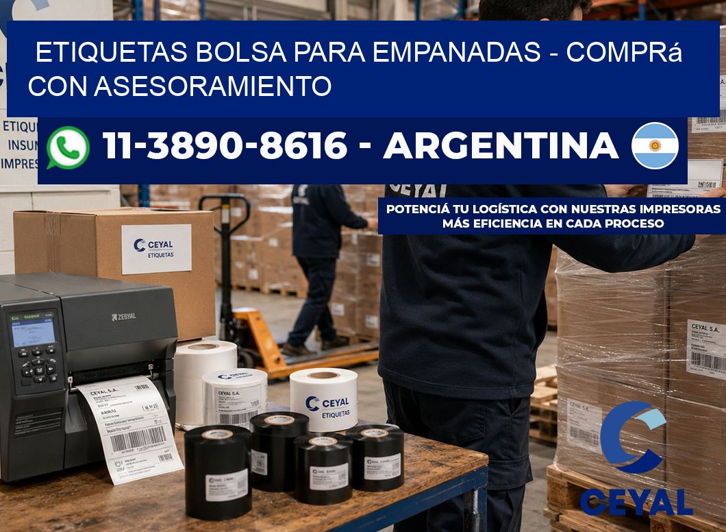 Etiquetas Bolsa para empanadas - Comprá con asesoramiento