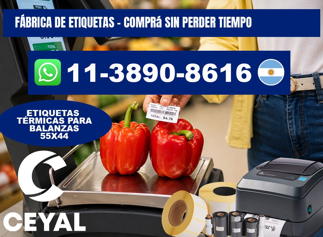 FÁBRICA DE ETIQUETAS - Comprá sin perder tiempo