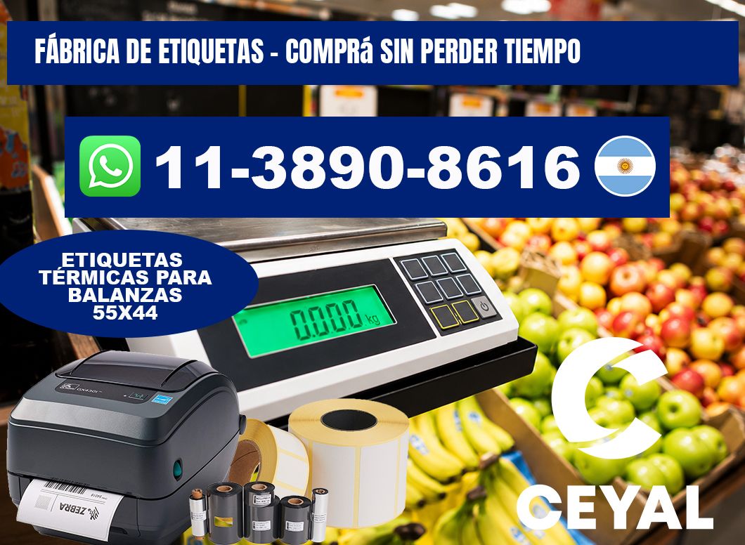 FÁBRICA DE ETIQUETAS - Comprá sin perder tiempo