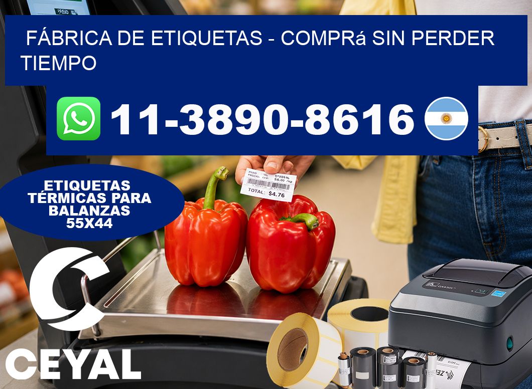 FÁBRICA DE ETIQUETAS – Comprá sin perder tiempo