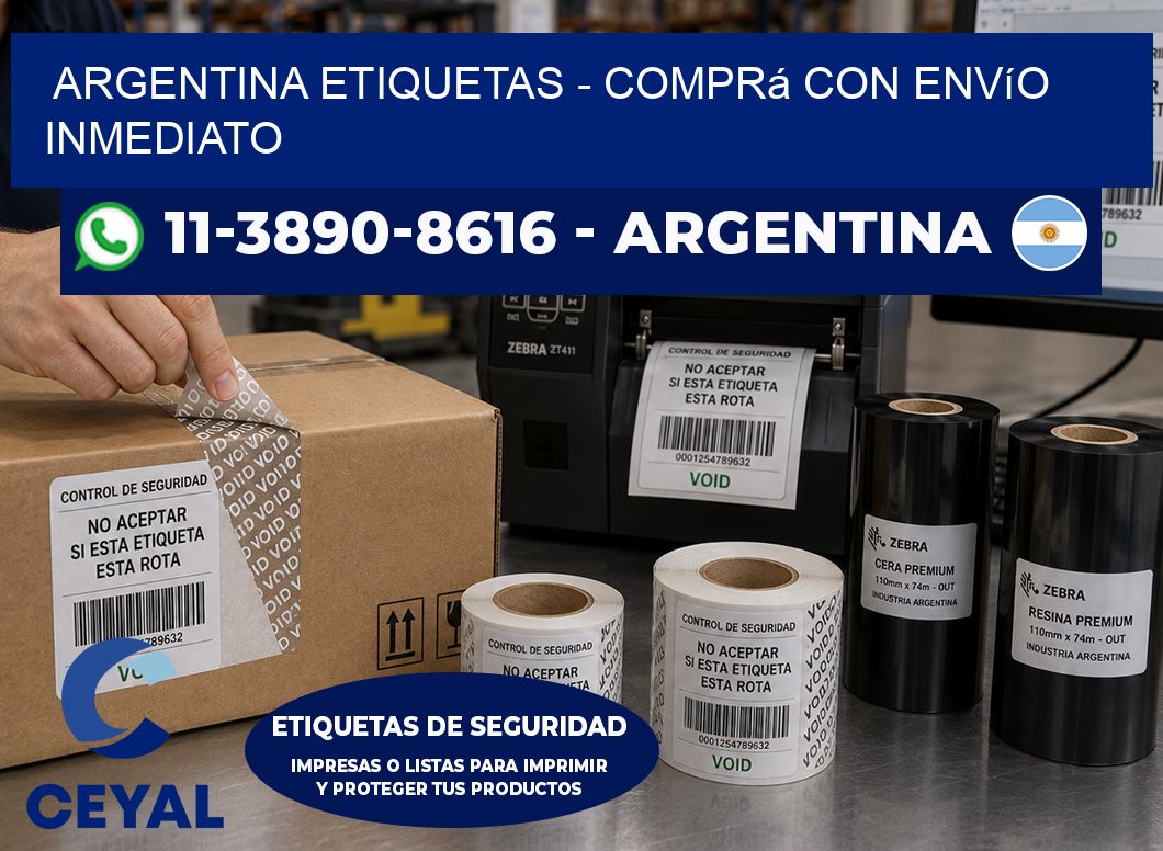 ARGENTINA ETIQUETAS - Comprá con envío inmediato