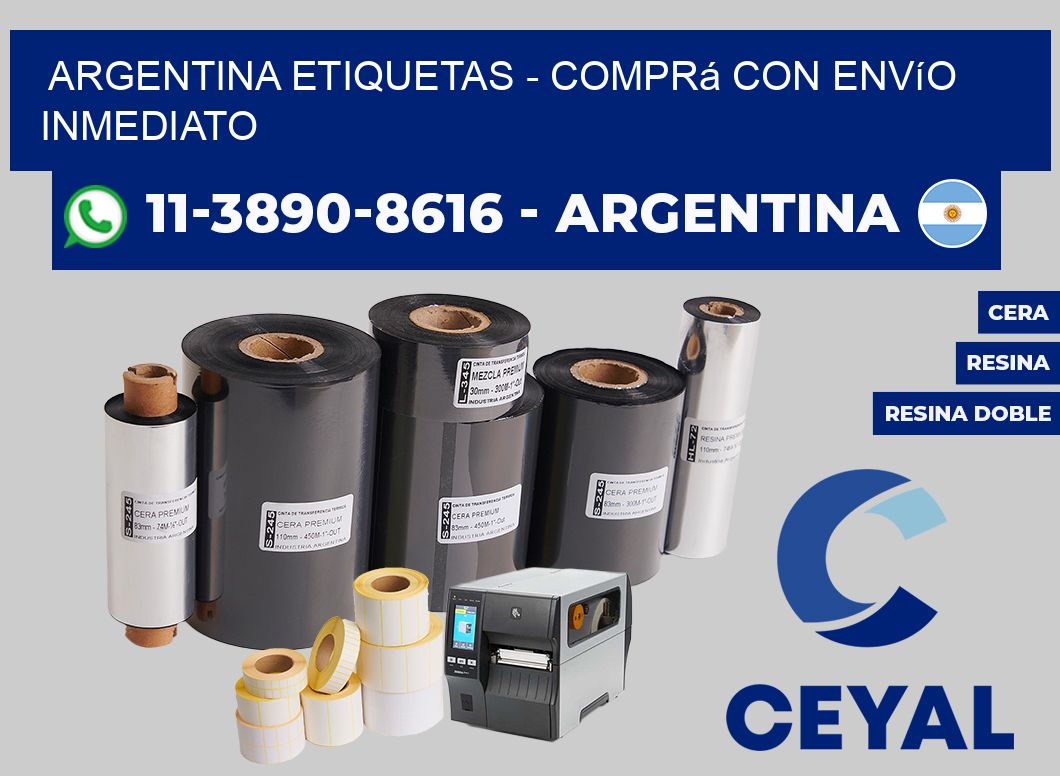 ARGENTINA ETIQUETAS - Comprá con envío inmediato