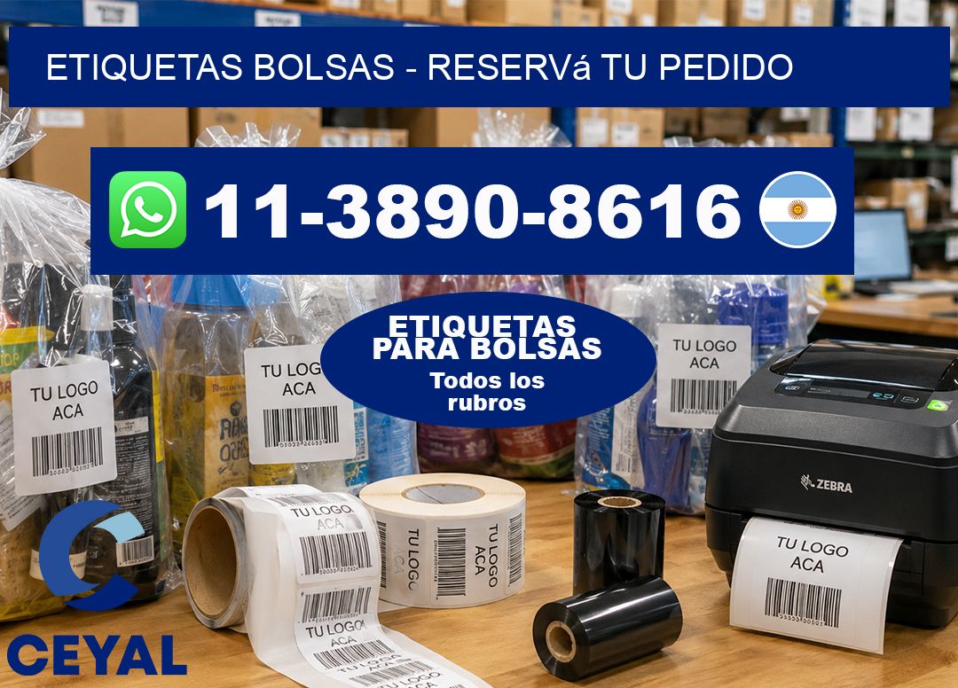 ETIQUETAS BOLSAS – Reservá tu pedido