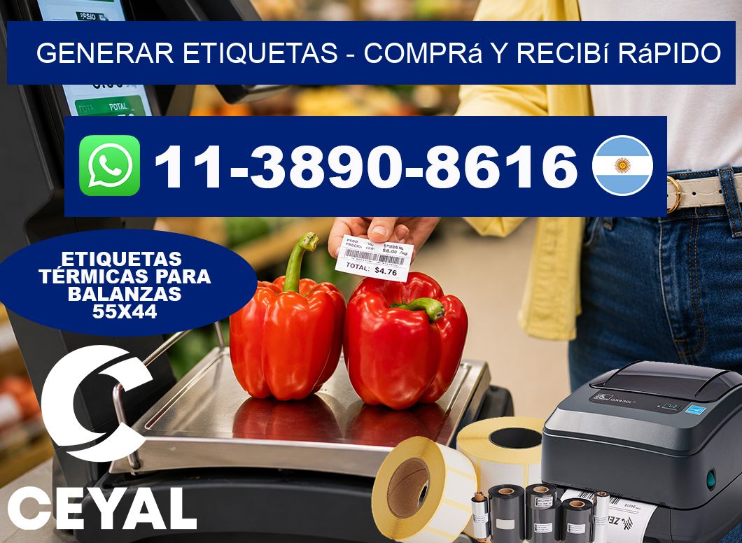 GENERAR ETIQUETAS – Comprá y recibí rápido