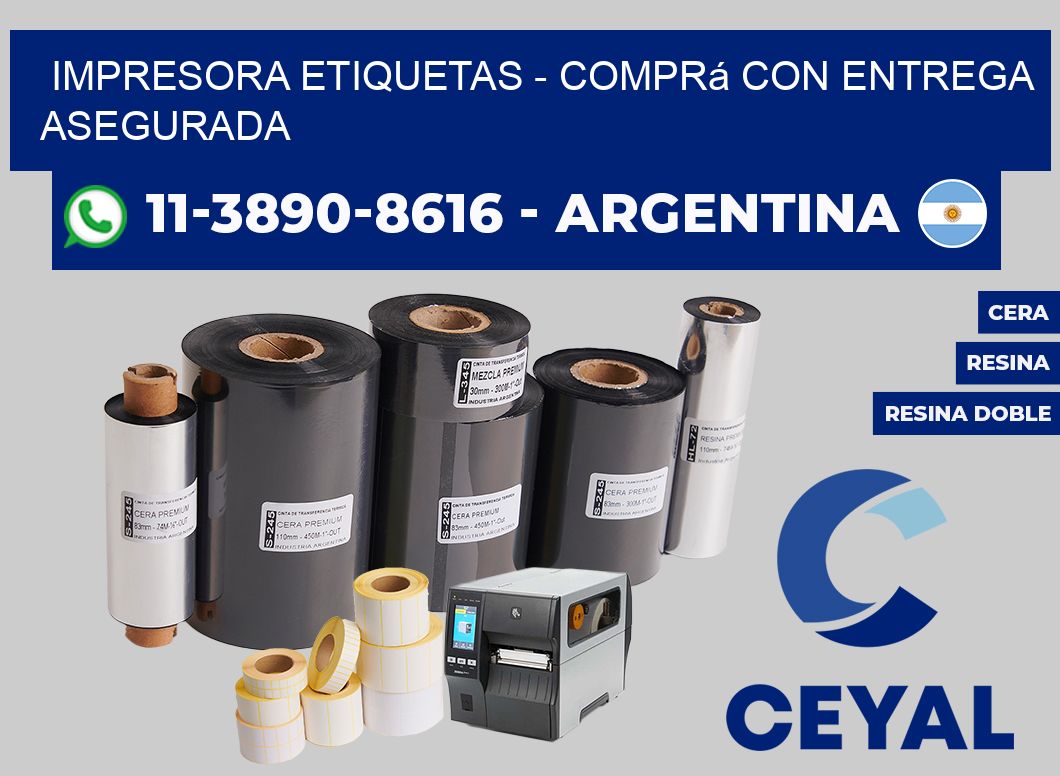 IMPRESORA ETIQUETAS - Comprá con entrega asegurada