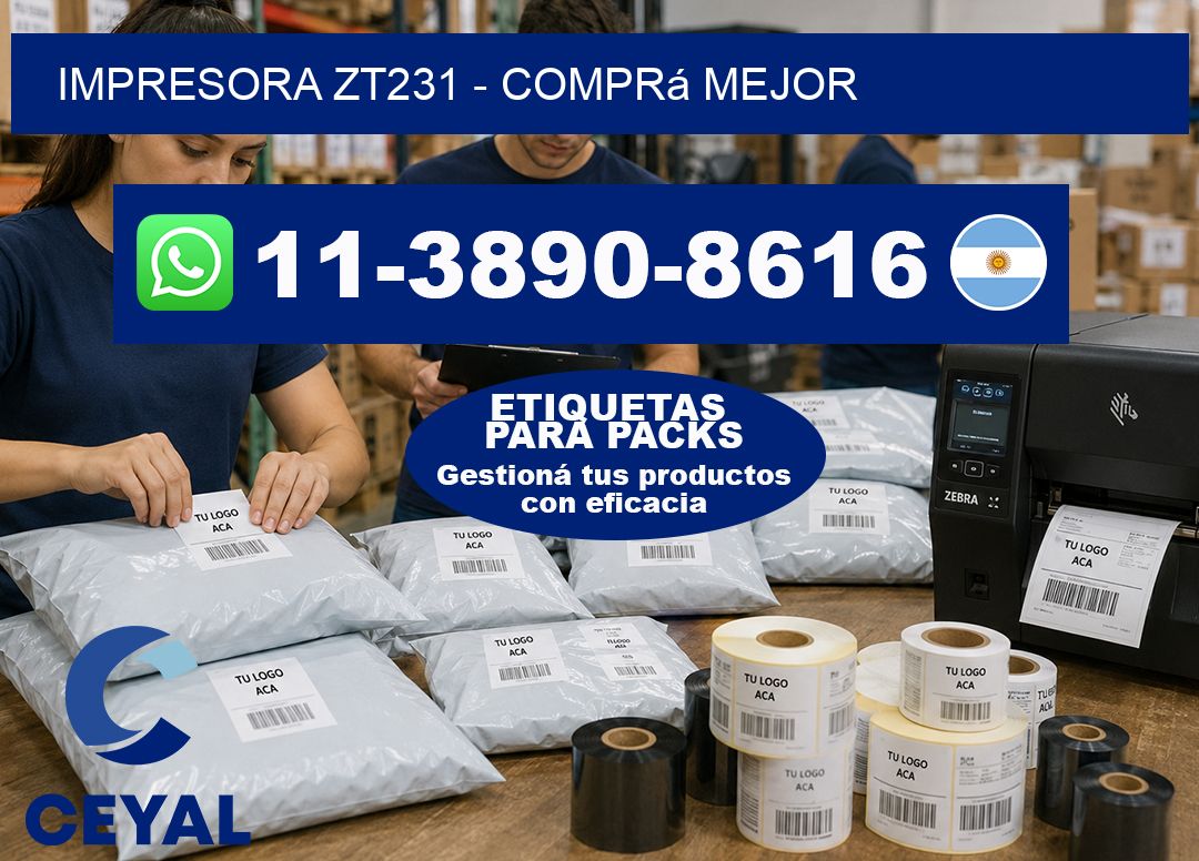 IMPRESORA ZT231 - Comprá mejor