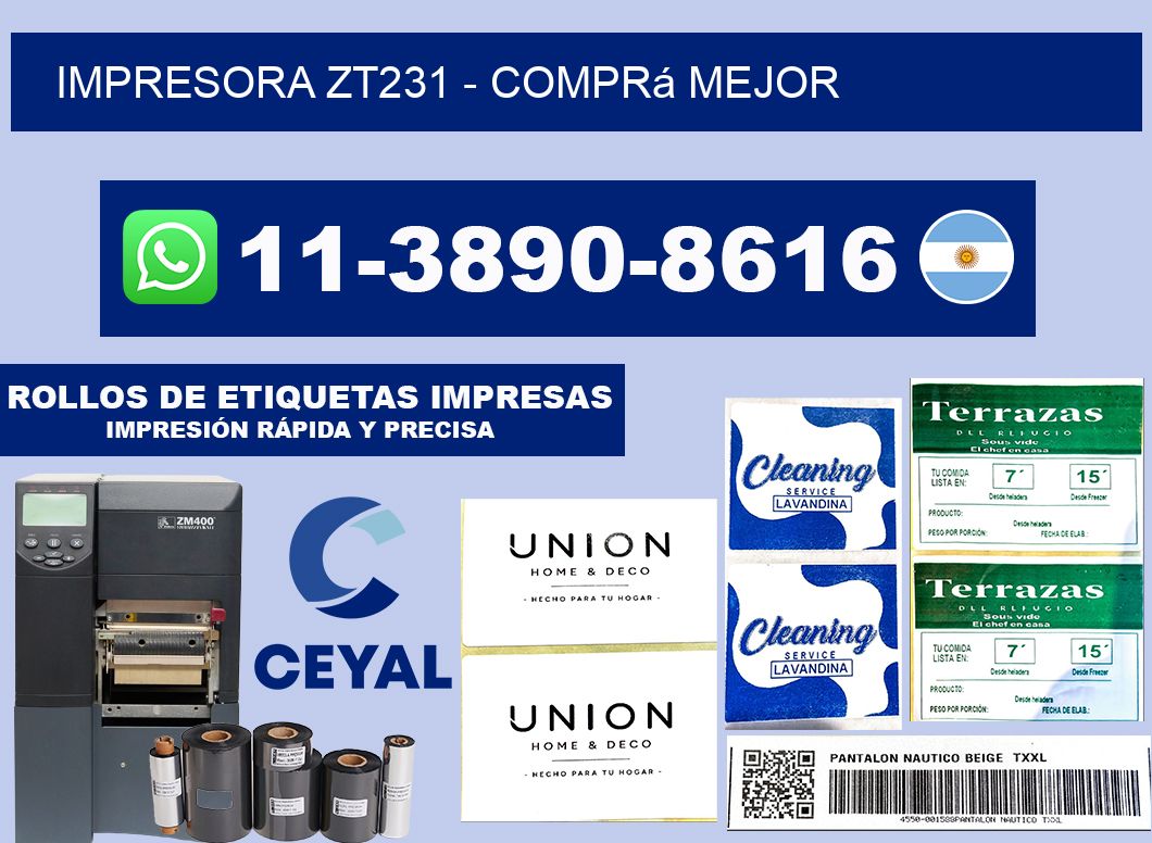IMPRESORA ZT231 - Comprá mejor