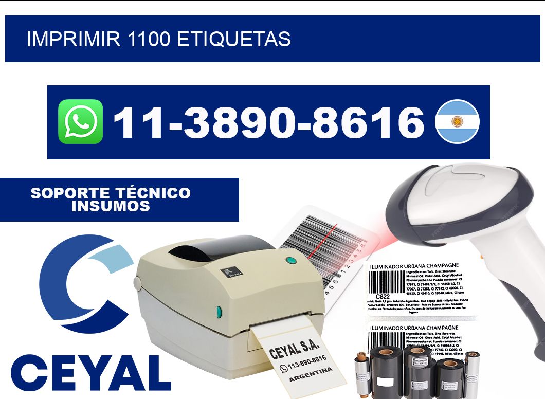 IMPRIMIR 1100 ETIQUETAS