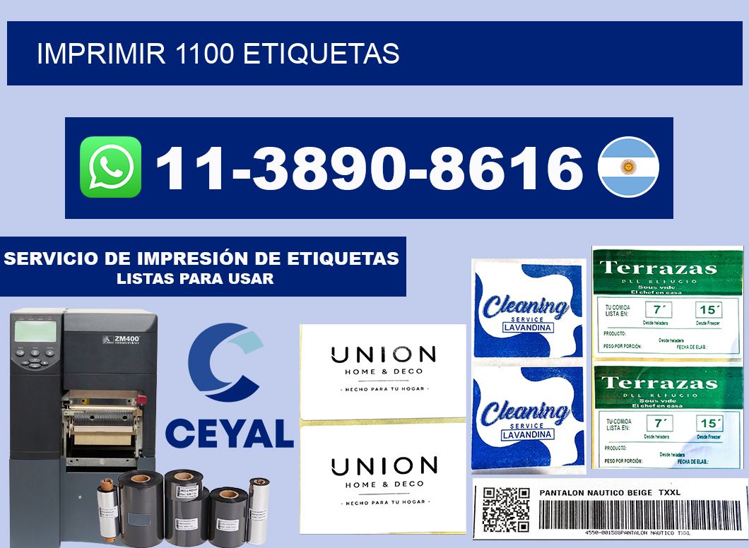 IMPRIMIR 1100 ETIQUETAS