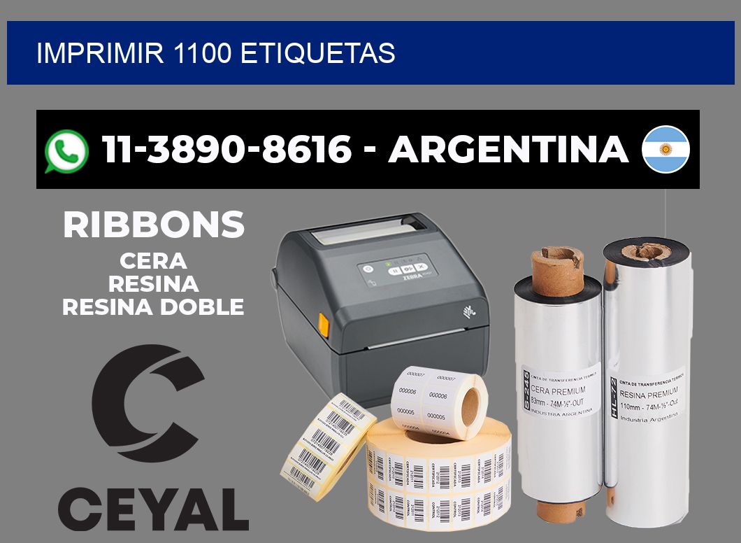 IMPRIMIR 1100 ETIQUETAS