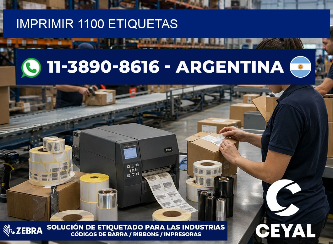 IMPRIMIR 1100 ETIQUETAS