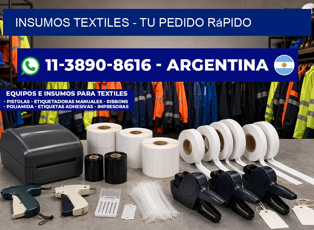 INSUMOS TEXTILES - Tu pedido rápido
