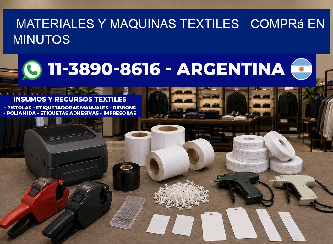MATERIALES Y MAQUINAS TEXTILES - Comprá en minutos