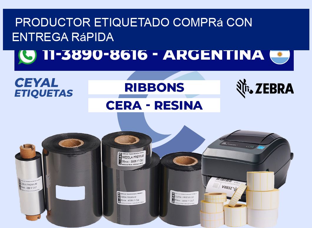 PRODUCTOR ETIQUETADO Comprá con entrega rápida