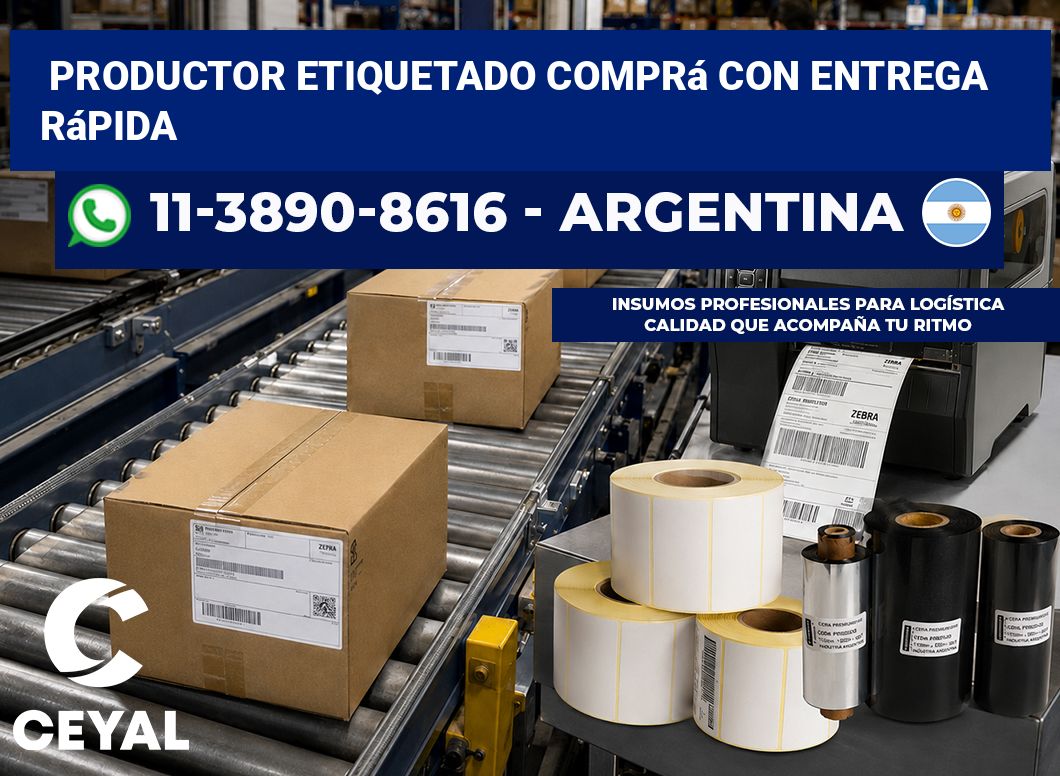 PRODUCTOR ETIQUETADO Comprá con entrega rápida