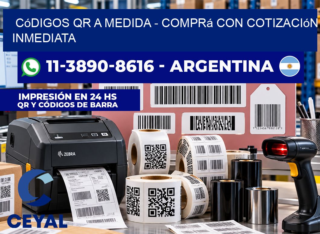 Códigos QR a Medida - Comprá con cotización inmediata