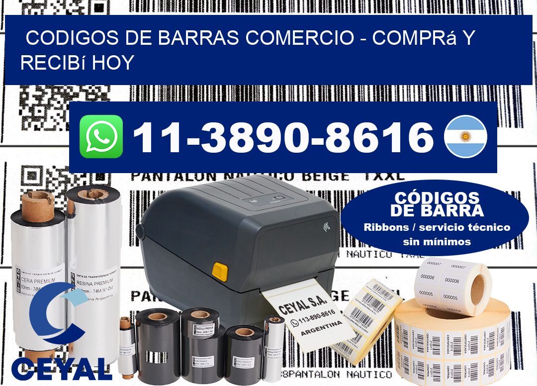 Codigos de barras comercio - Comprá y recibí hoy
