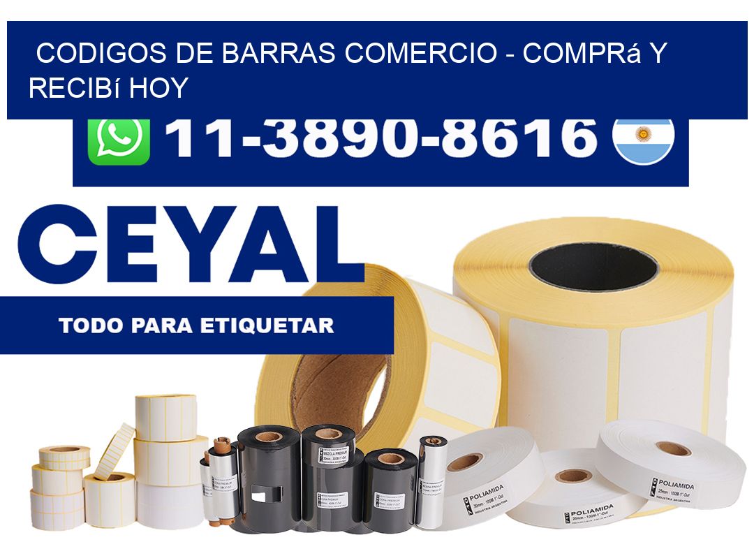 Codigos de barras comercio – Comprá y recibí hoy