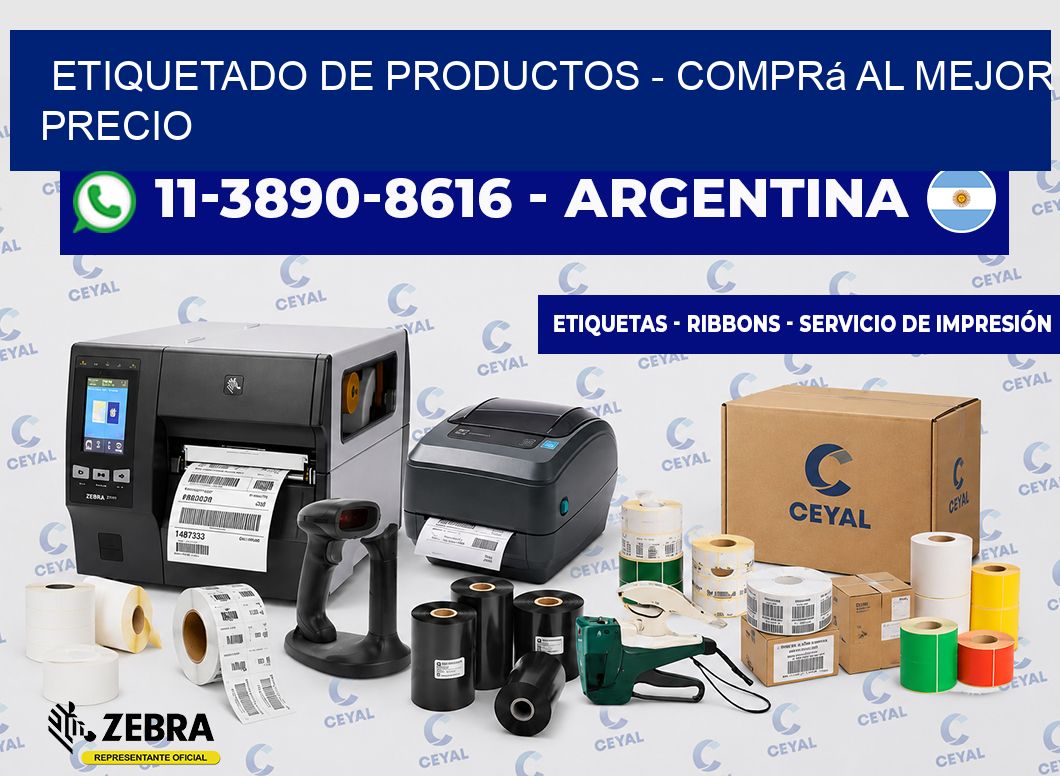 ETIQUETADO DE PRODUCTOS - Comprá al mejor precio