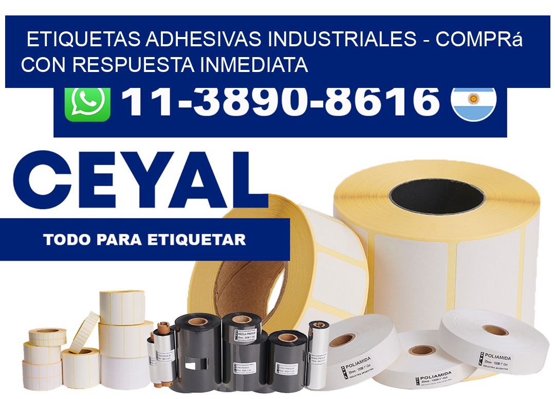 ETIQUETAS ADHESIVAS INDUSTRIALES - Comprá con respuesta inmediata