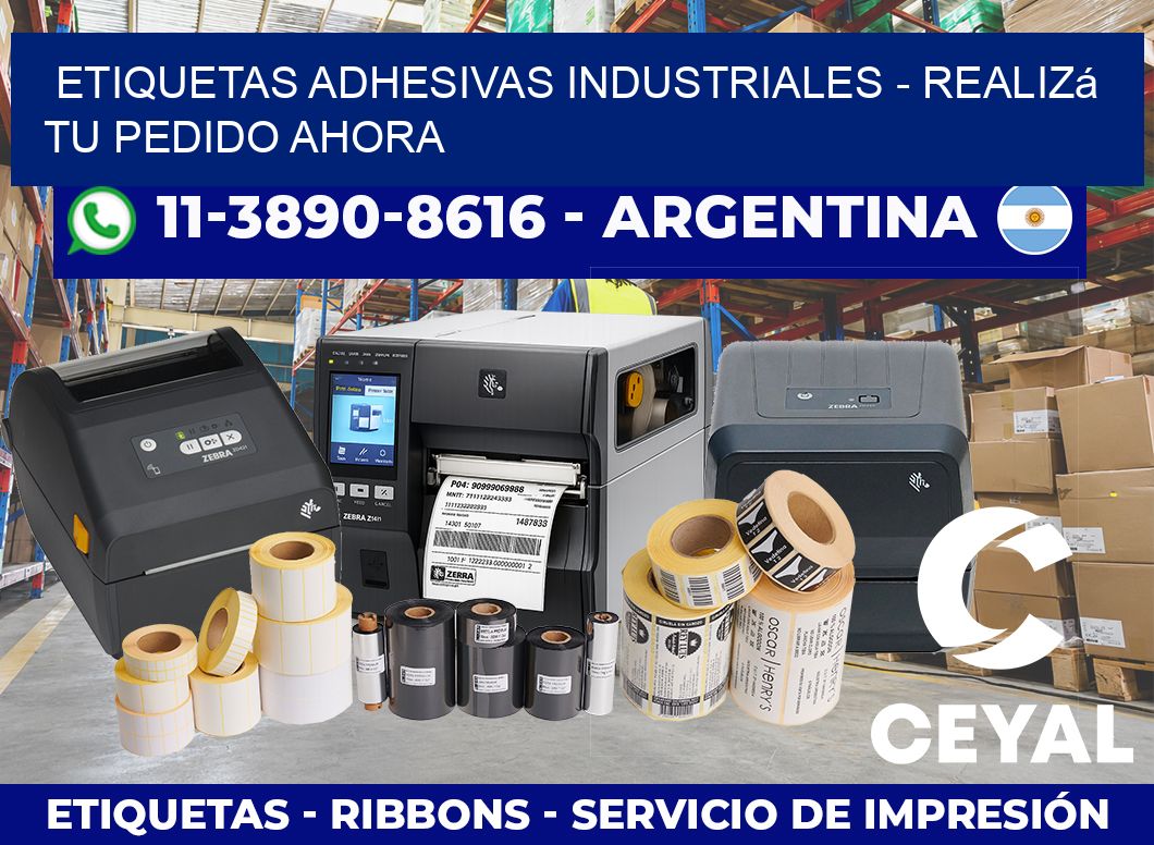 ETIQUETAS ADHESIVAS INDUSTRIALES – Realizá tu pedido ahora