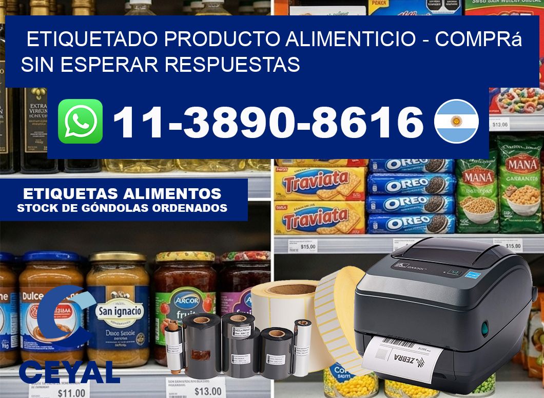 Etiquetado producto alimenticio – Comprá sin esperar respuestas