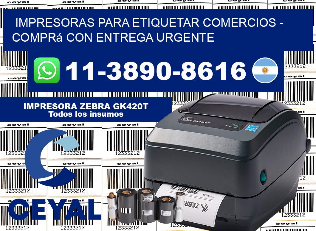 IMPRESORAS PARA ETIQUETAR COMERCIOS – Comprá con entrega urgente