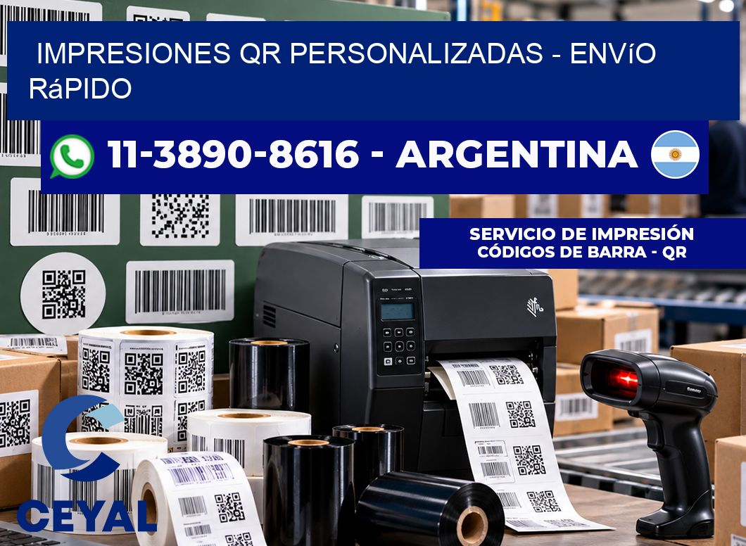 Impresiones QR Personalizadas - Envío rápido