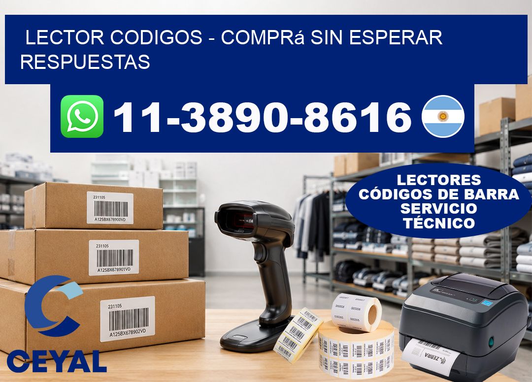 LECTOR CODIGOS - Comprá sin esperar respuestas