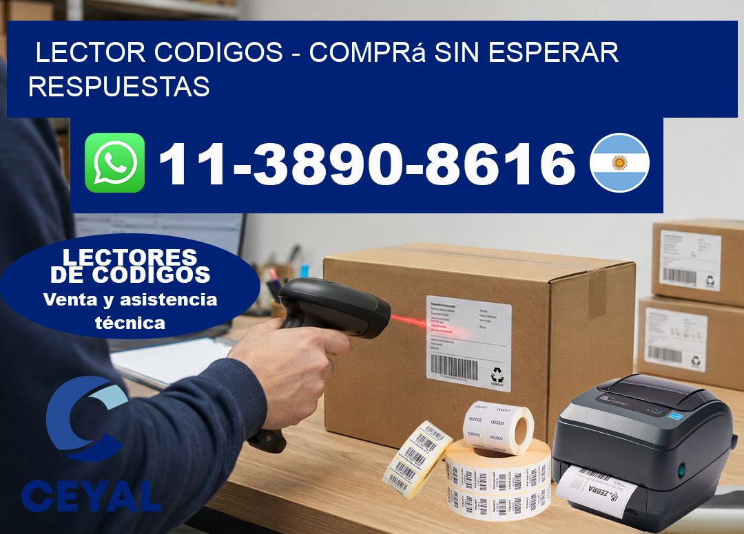 LECTOR CODIGOS - Comprá sin esperar respuestas