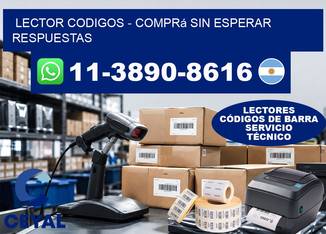 LECTOR CODIGOS - Comprá sin esperar respuestas