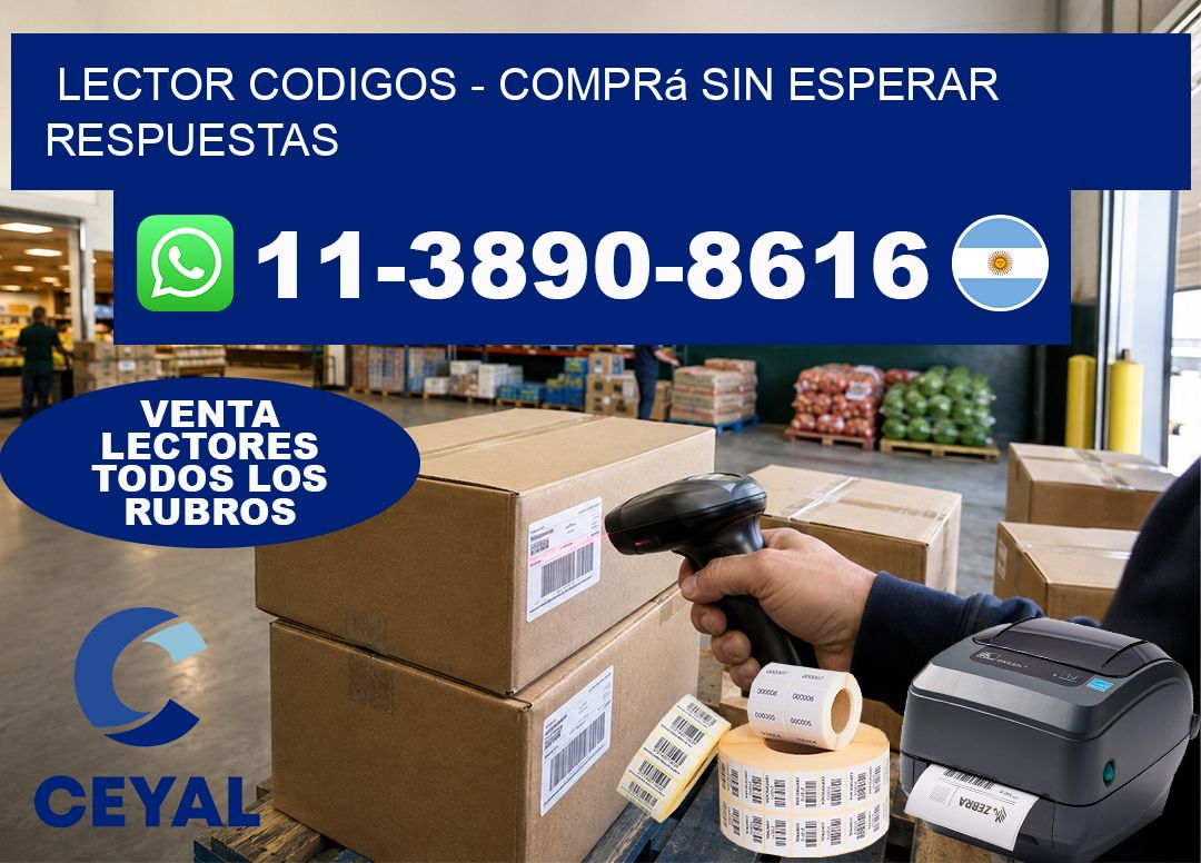 LECTOR CODIGOS – Comprá sin esperar respuestas